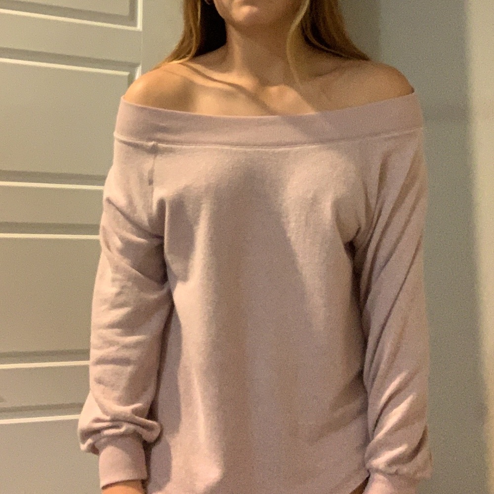 Off the shoulder sweater